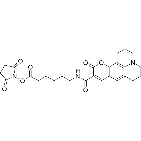 Coumarin 343 X NHS ester (Coumarin 343-aminohexanoic acid-NHS ester) 946123-12-2
